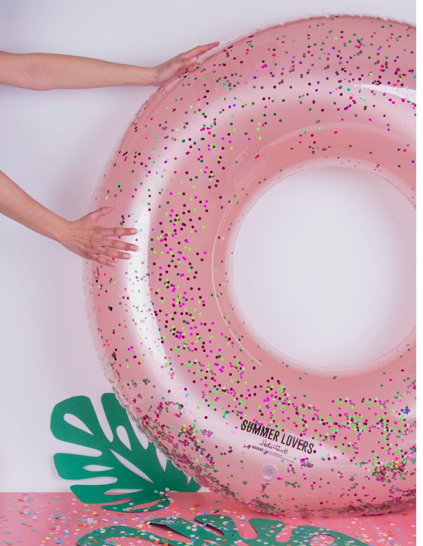 Sparkling Glitter Pool Float by Backyard Cove