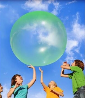 Big Inflatable Ball - Colorful Elastic Water Fun Toy for Backyard Parties