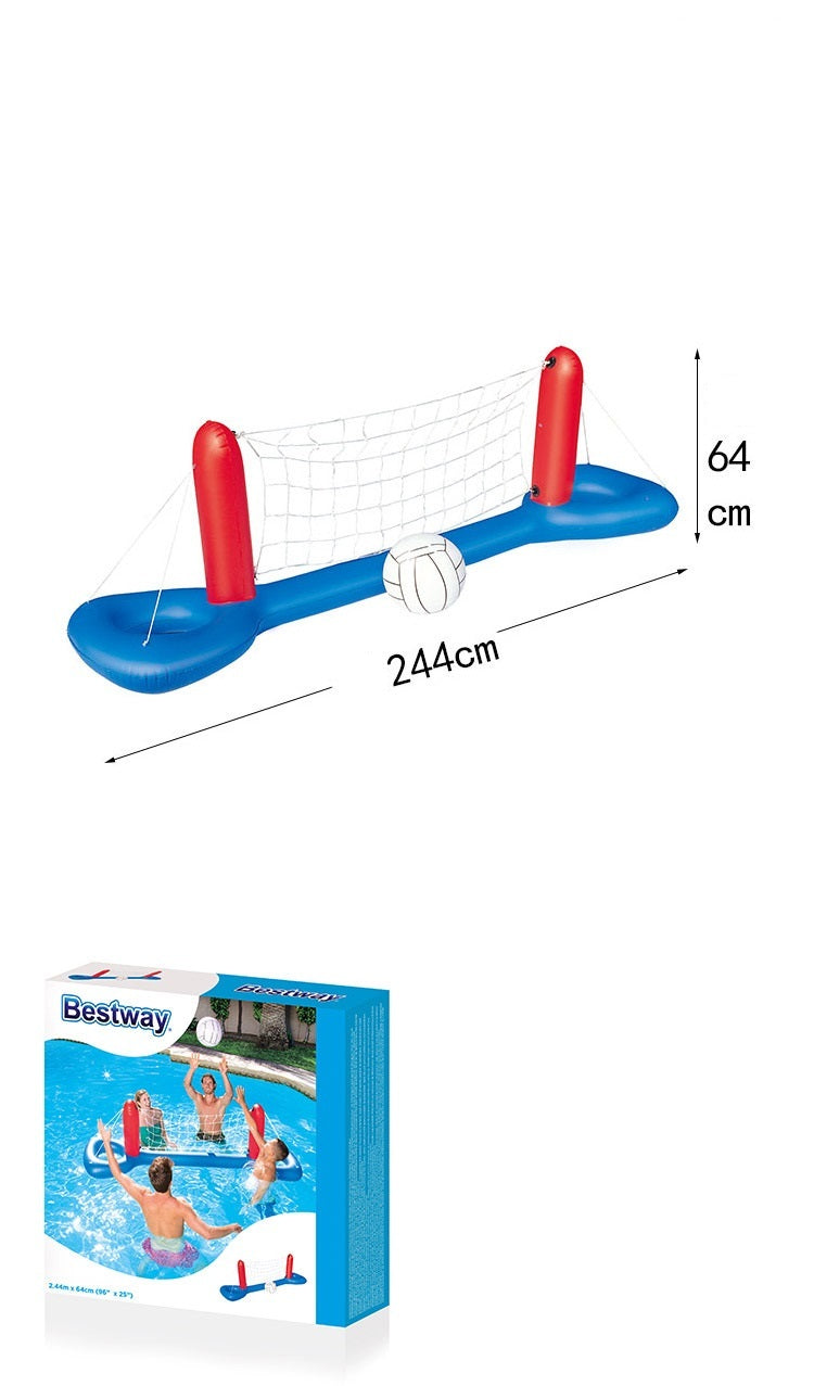 Giant Inflatable Volleyball and Football Pool Game Set