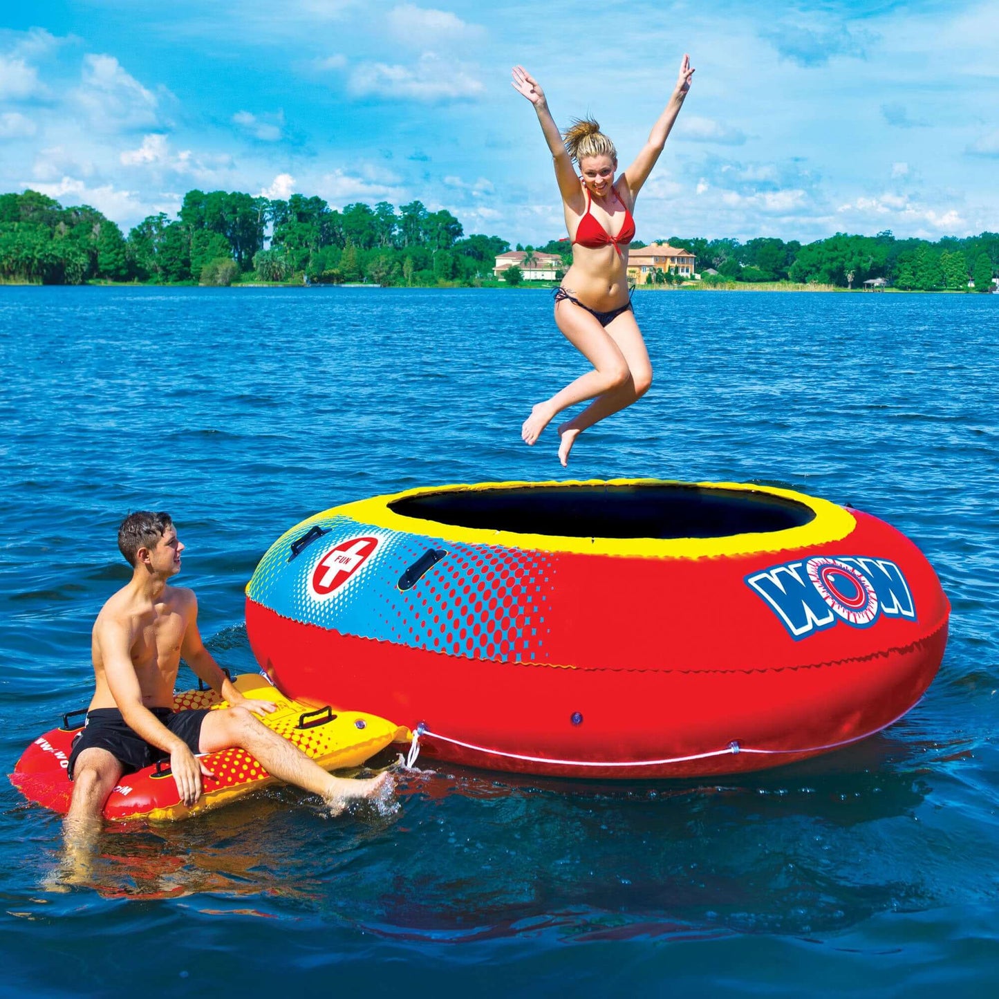 WOW Watersports 10ft Floating Pool and Lake Bouncer