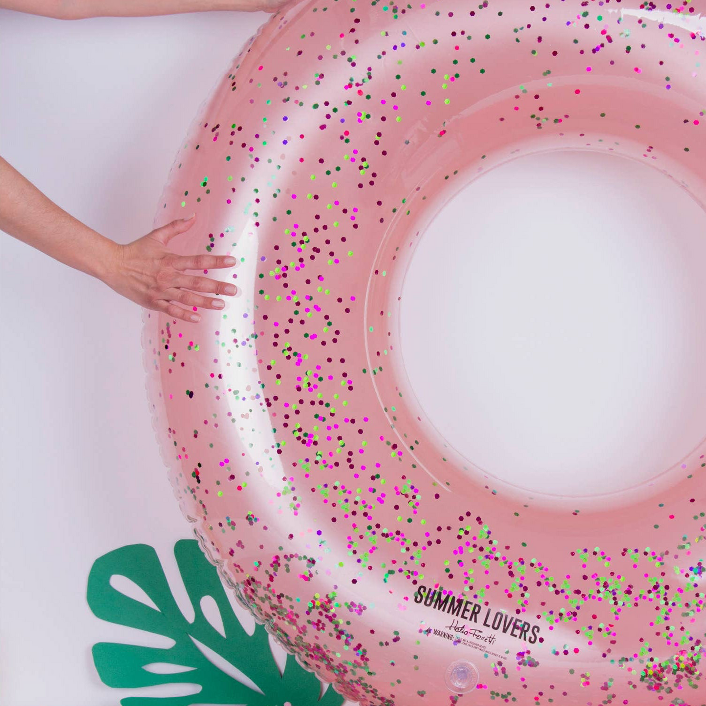 Sparkling Glitter Pool Float by Backyard Cove