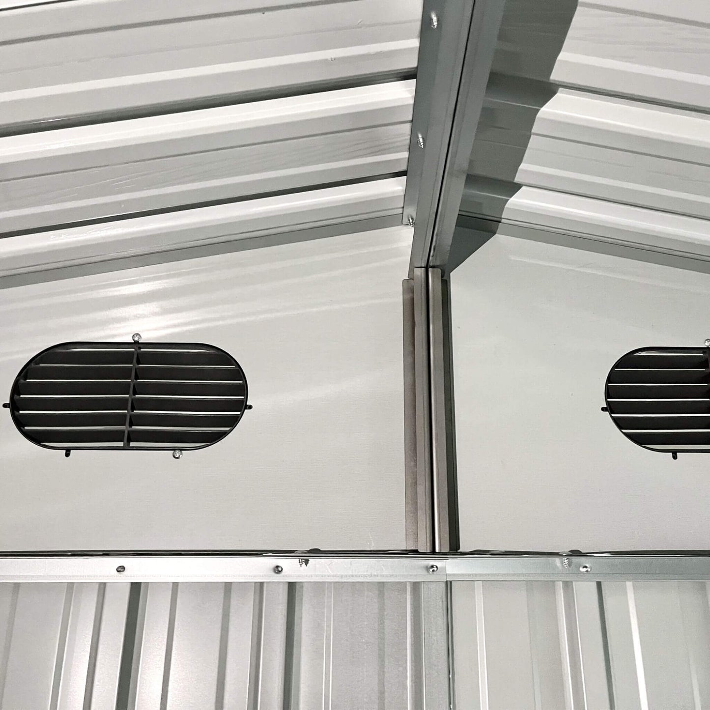 Large Metal Tool Shed with Window & Lockable Doors