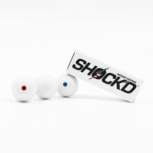 SHOCK'D Golf Balls - Patriot Edition Prank Balls