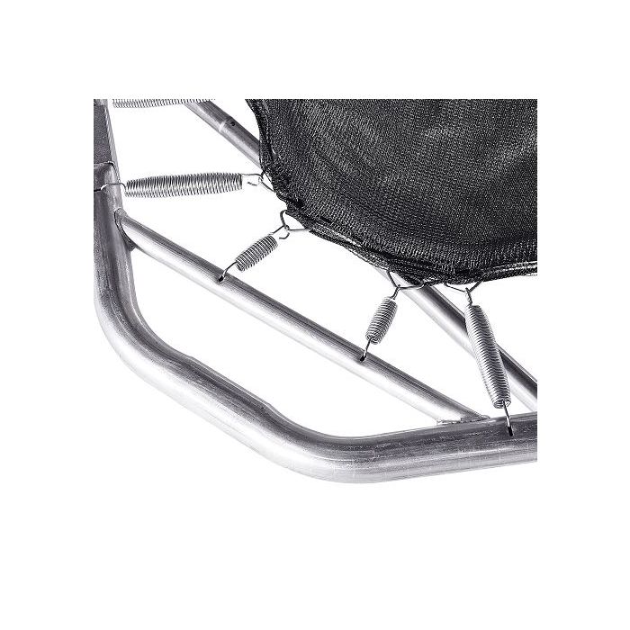 Jumpking 10'x15' Rectangle Trampoline with 2 Powder Coated Basketball Hoops with Breakaway Rims, Enclosure Net, and Ladder