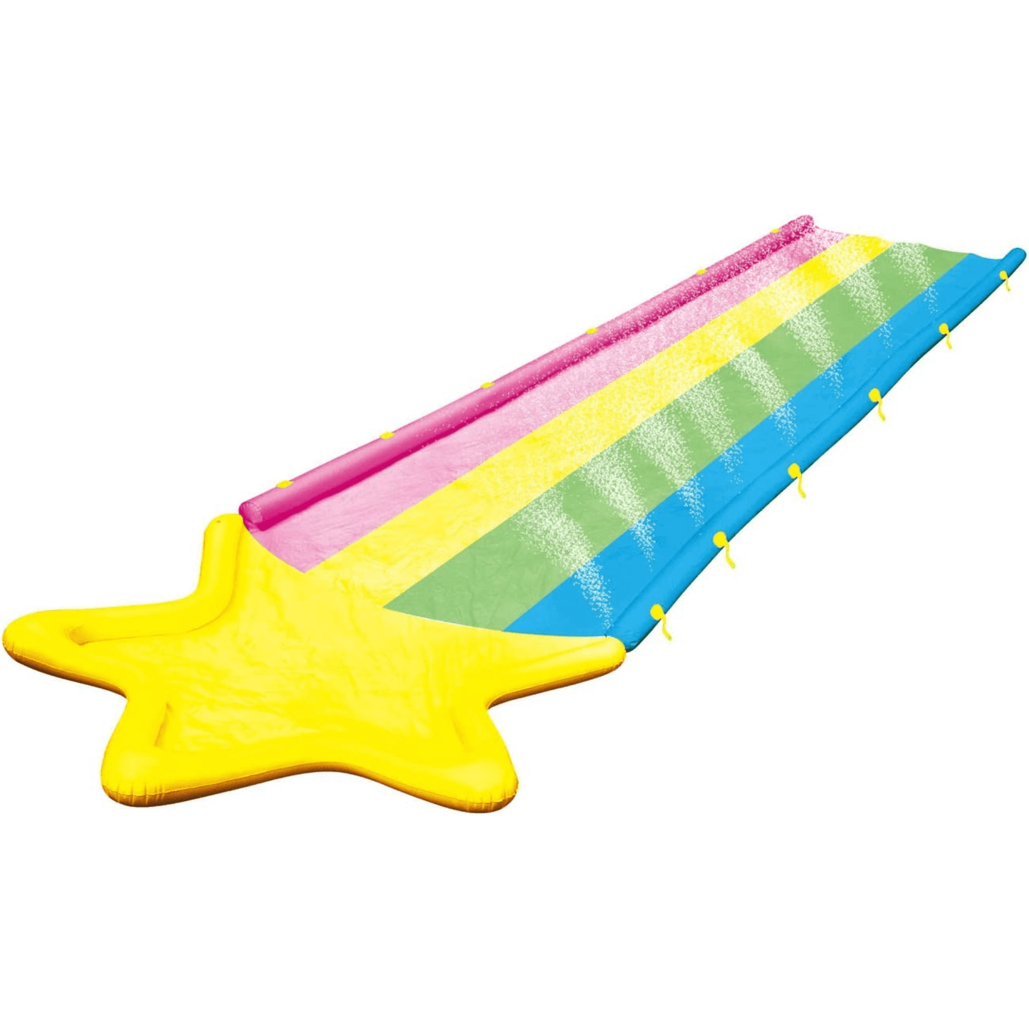 WOW Watersports 40' Rainbow Star Super Slide with Splash Pool & Inflatable Sleds