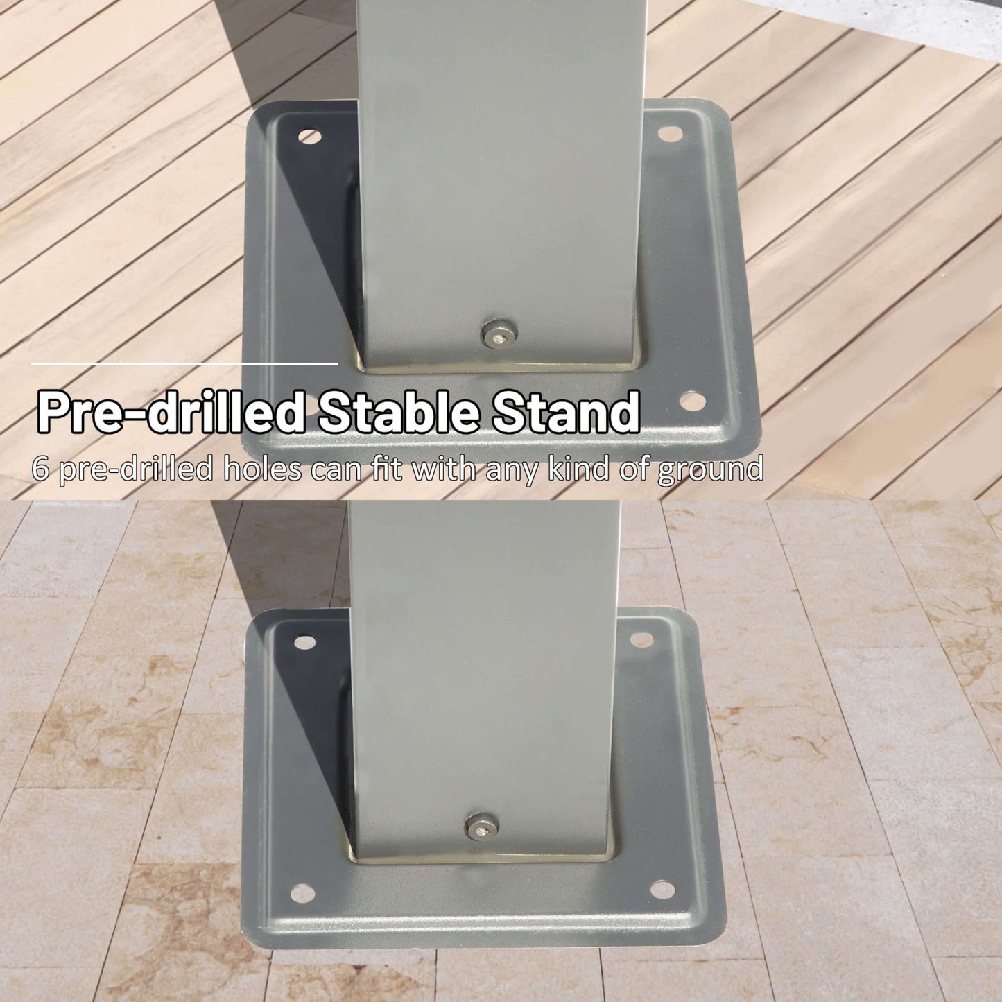 Alora Heavy-Duty Outdoor Retractable Aluminum Pergola With Weather-Resistant Canopy (SAK91853)