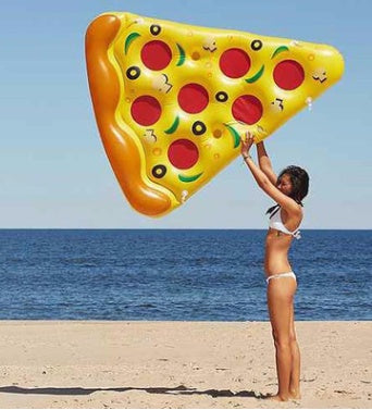 Inflatable Pizza Water Hammock Lounger Float for Pool Fun
