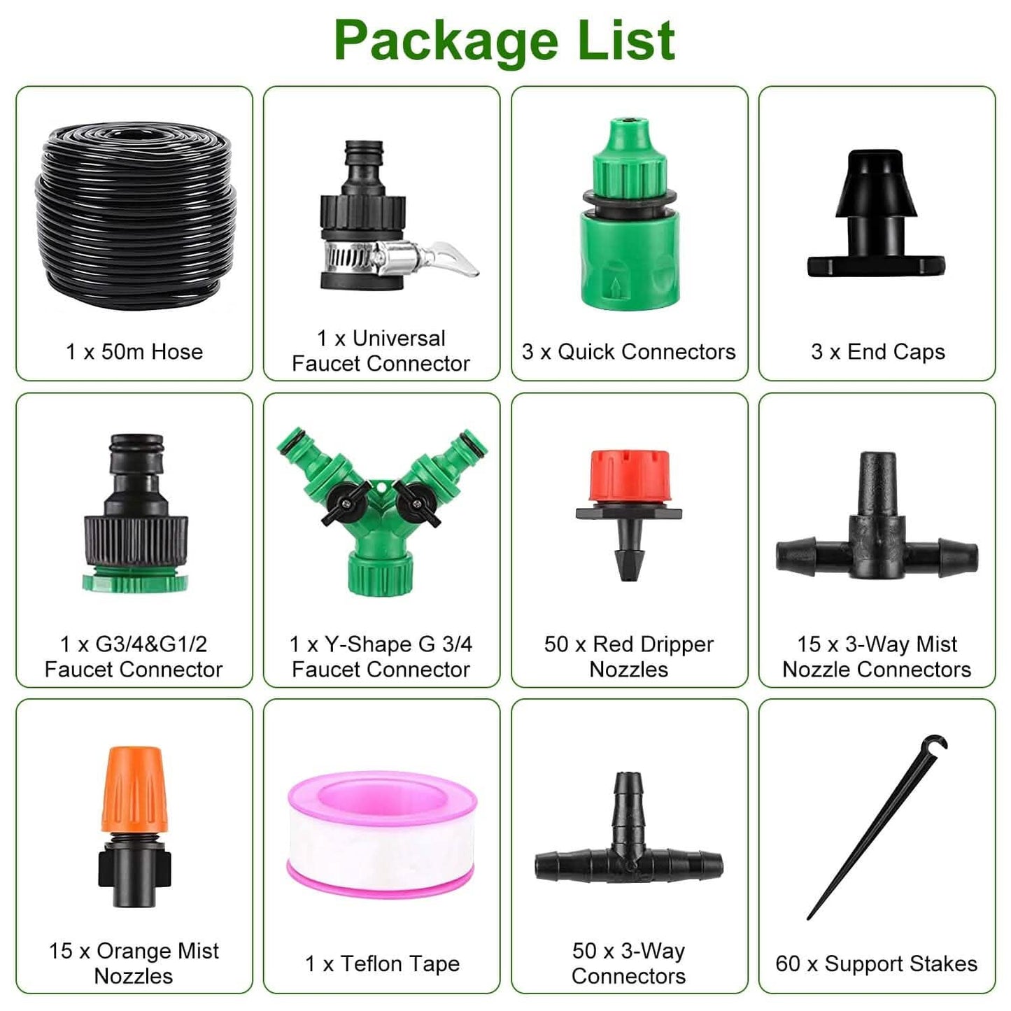 164FT Smart Drip Irrigation System