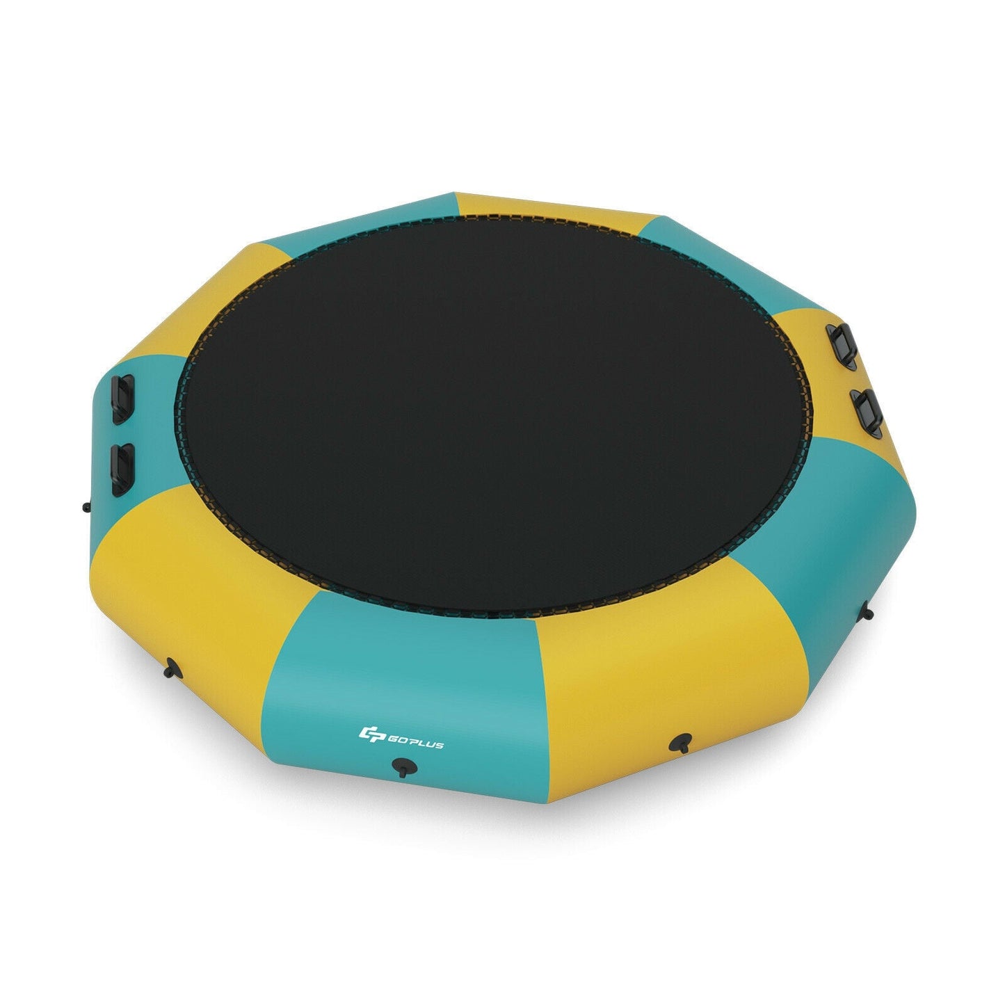 Gbruno 12 Feet Inflatable Yellow Water Bouncer Trampoline