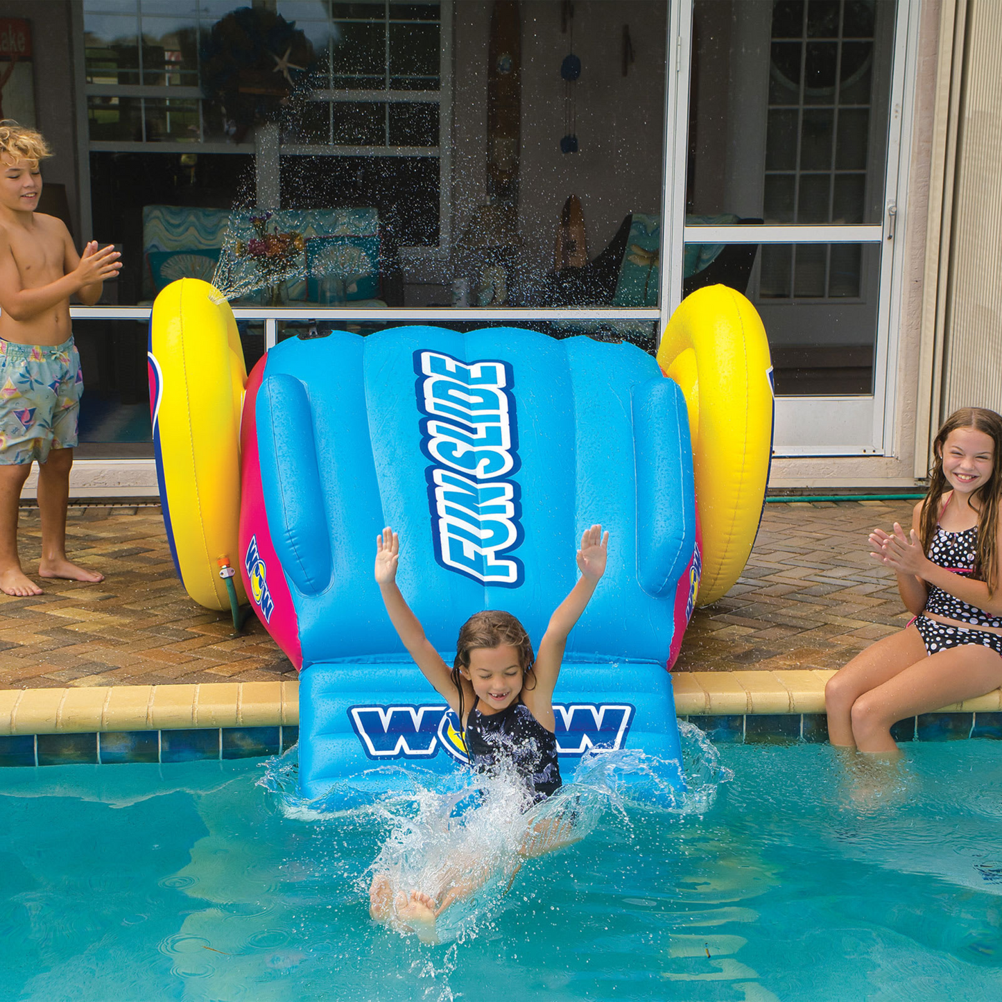 WOW Watersports Inflatable Water Slide with Sprinklers