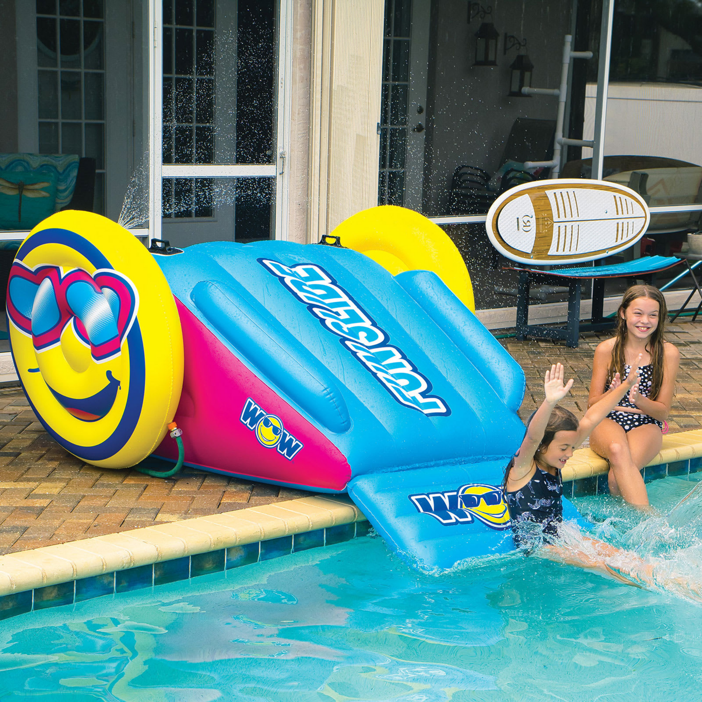 WOW Watersports Inflatable Water Slide with Sprinklers