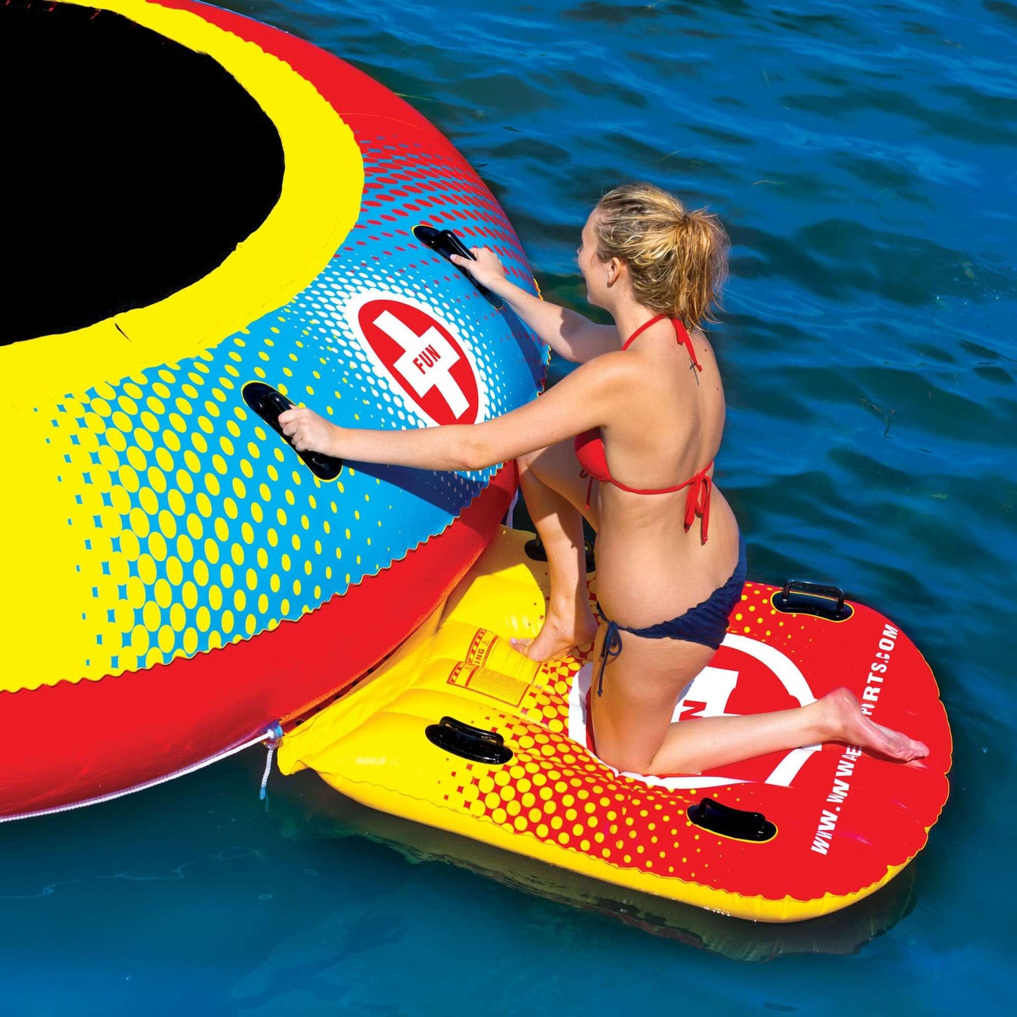 WOW Watersports 10ft Floating Pool and Lake Bouncer