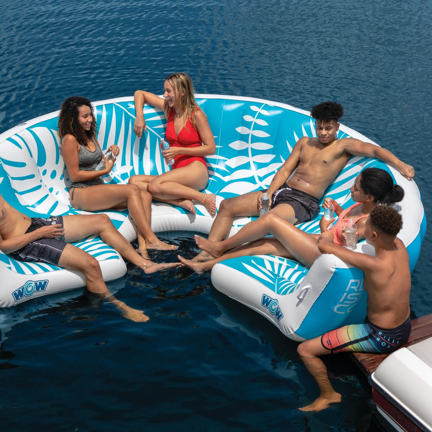 WOW Watersports Inflatable Resort Island for 6-8 People