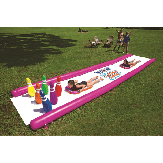 WOW Watersports Strike Zone 25' Inflatable Water Slide with Bowling Pins