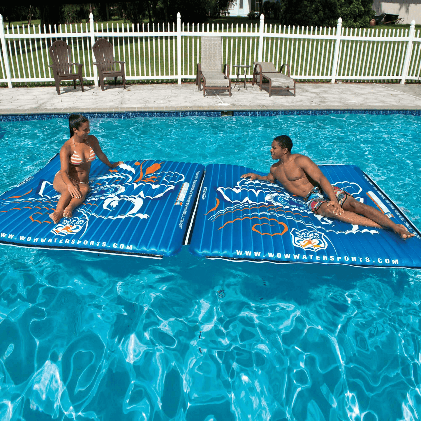 WOW Watersports 6x6 Inflatable Water Walkway with Zippers