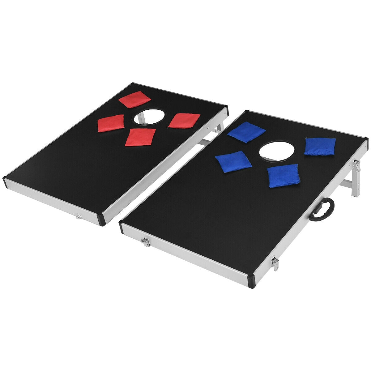 Gbruno Premium Foldable Cornhole Set with Carry Handle
