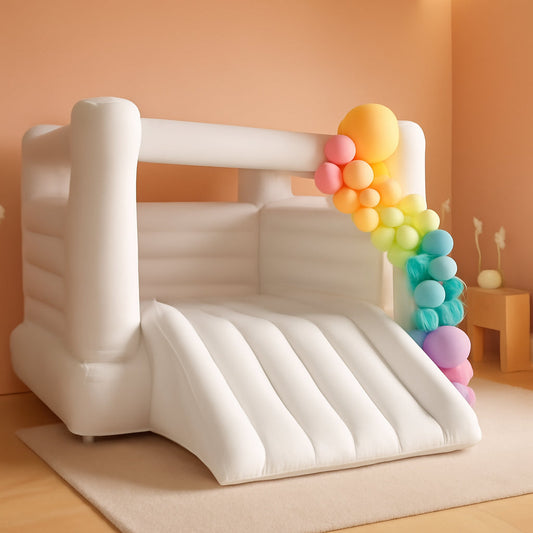 Large White Inflatable Bounce House