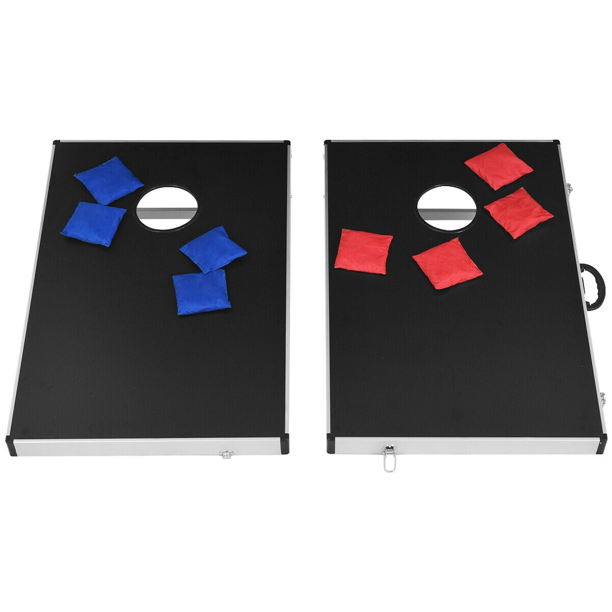Gbruno Premium Foldable Cornhole Set with Carry Handle