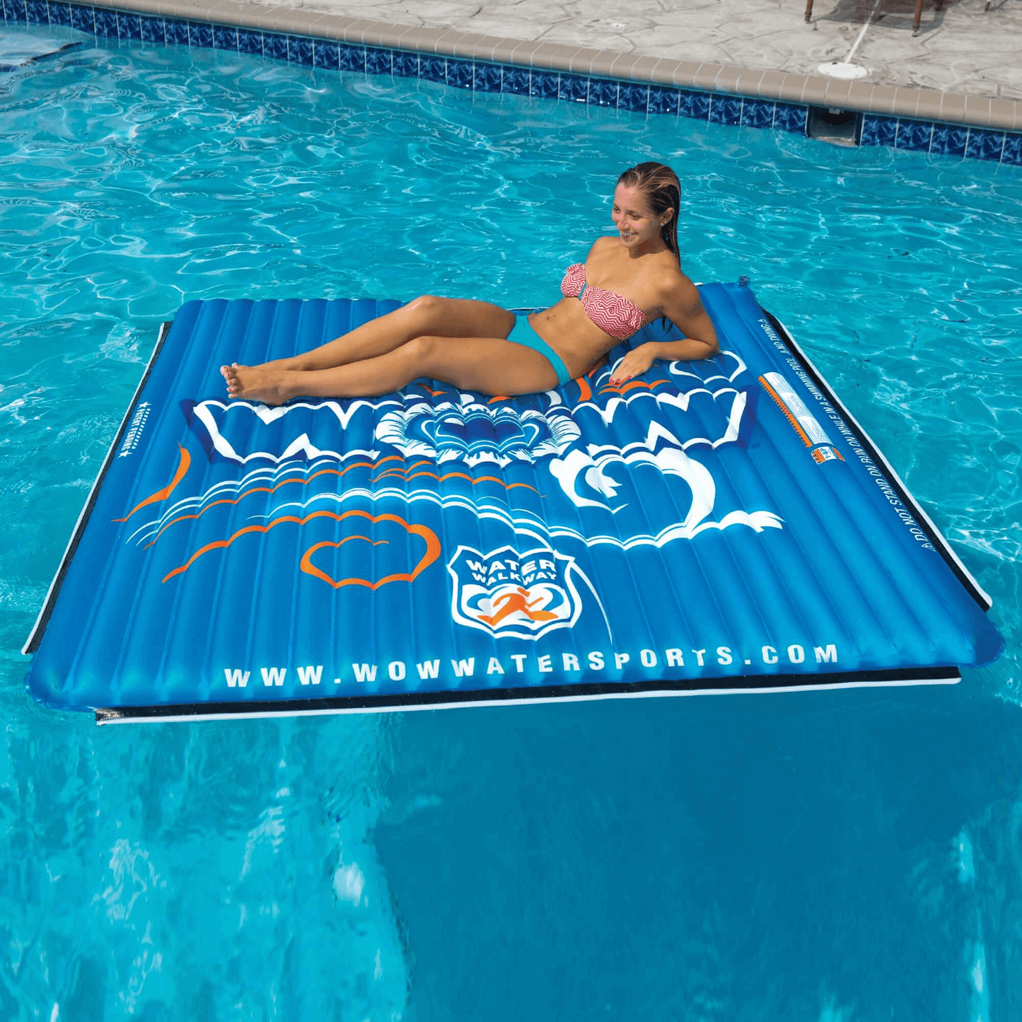 WOW Watersports 6x6 Inflatable Water Walkway with Zippers