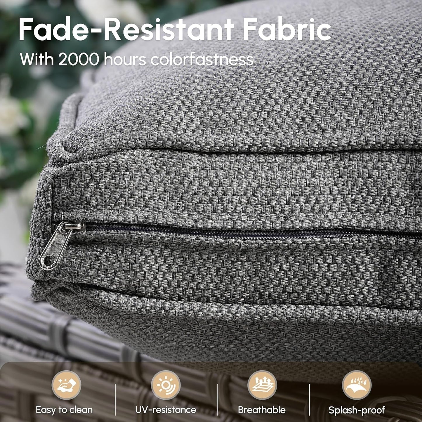 Outdoor Patio Furniture Set with Cozy Fire Pit Table