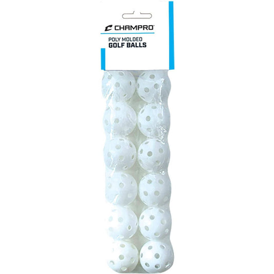 POLY GOLF BALLS - 12-Piece Set for Ultimate Visibility & Performance