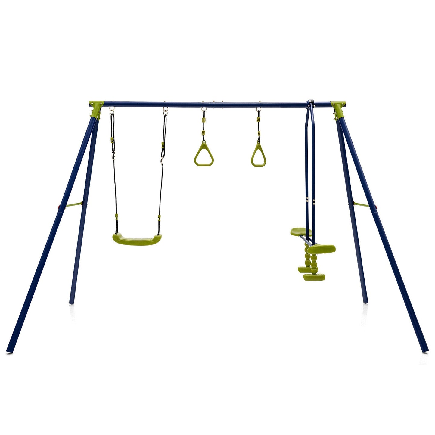 Gbruno 3-in-1 Outdoor Swing Set for Kids 3-10