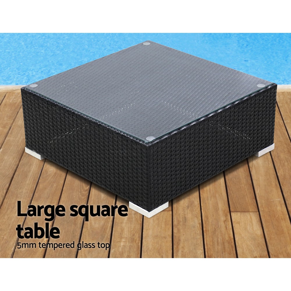 Gardeon 5PC Luxury Wicker Outdoor Sofa Set