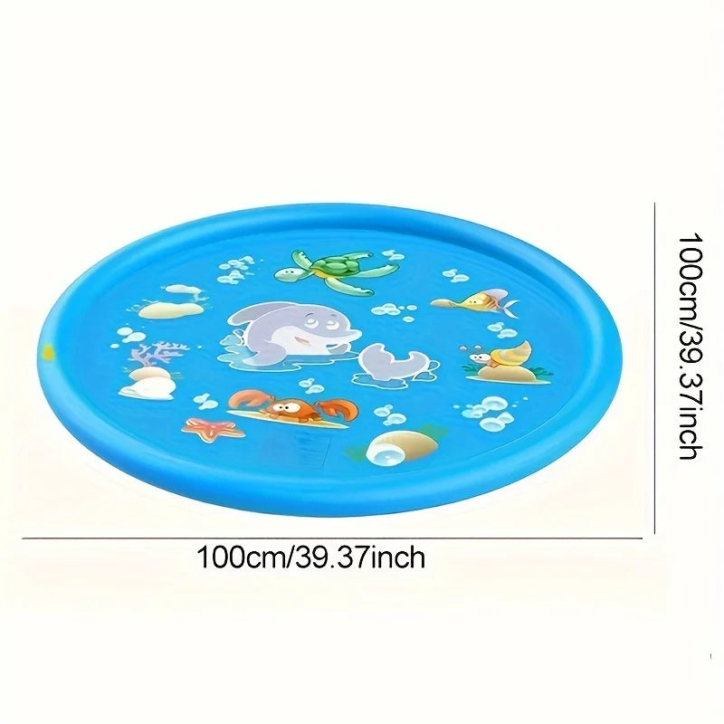 Kids Inflatable Spray Mat Water Sprinkler Pad Outdoor Play Toy