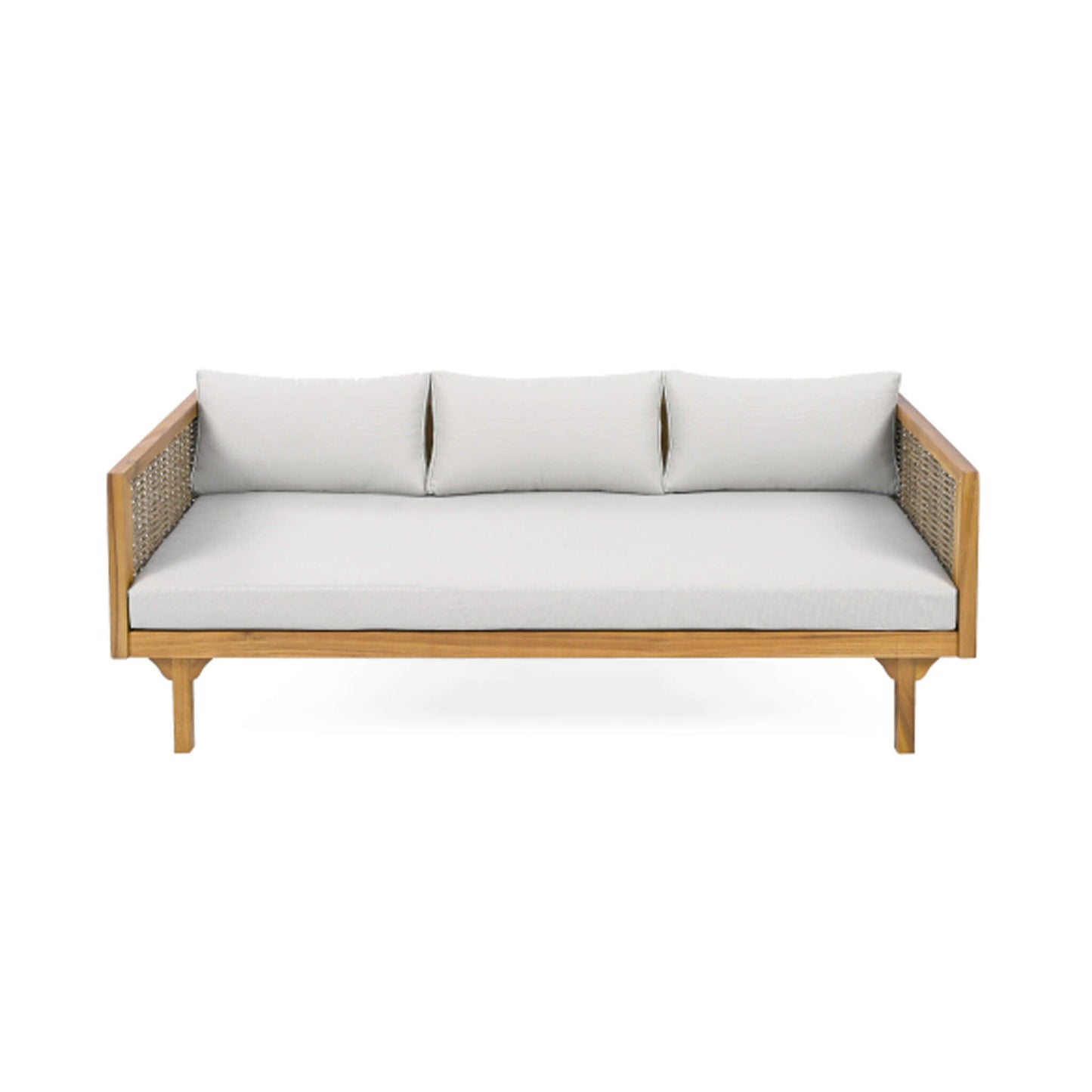 Alora 3-Seater Acacia Wood Daybed Sofa With Water-Resistant Cushions (SAK65773)
