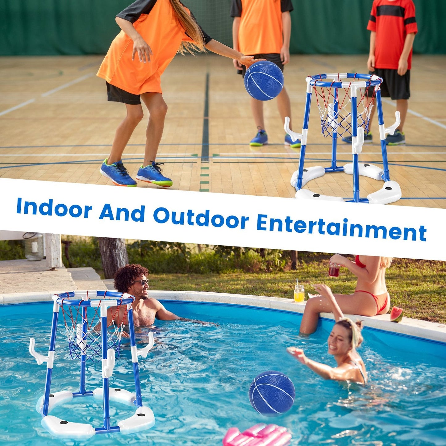 GBruno Floating Pool Basketball Game for Kids