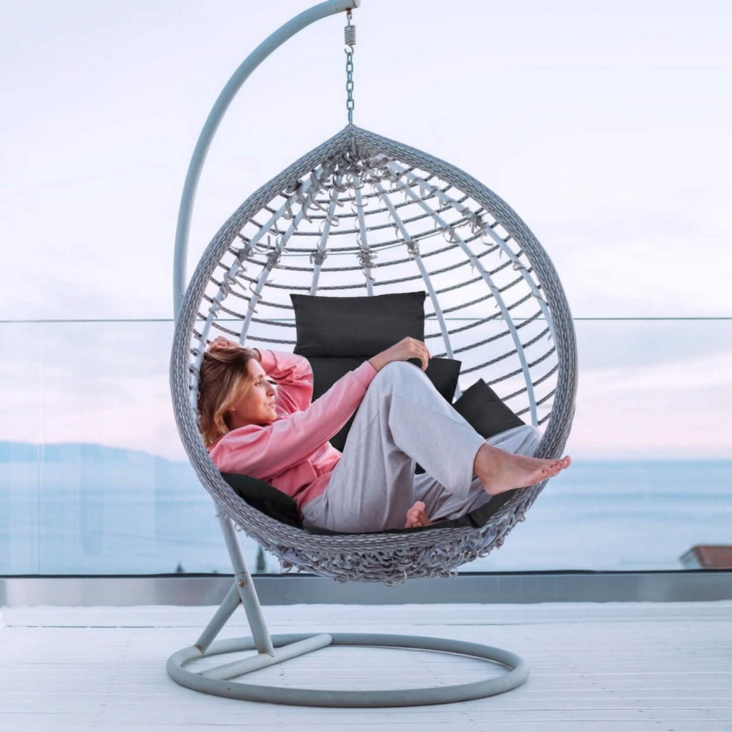 Ultimate Egg Chair Cushion with Headrest