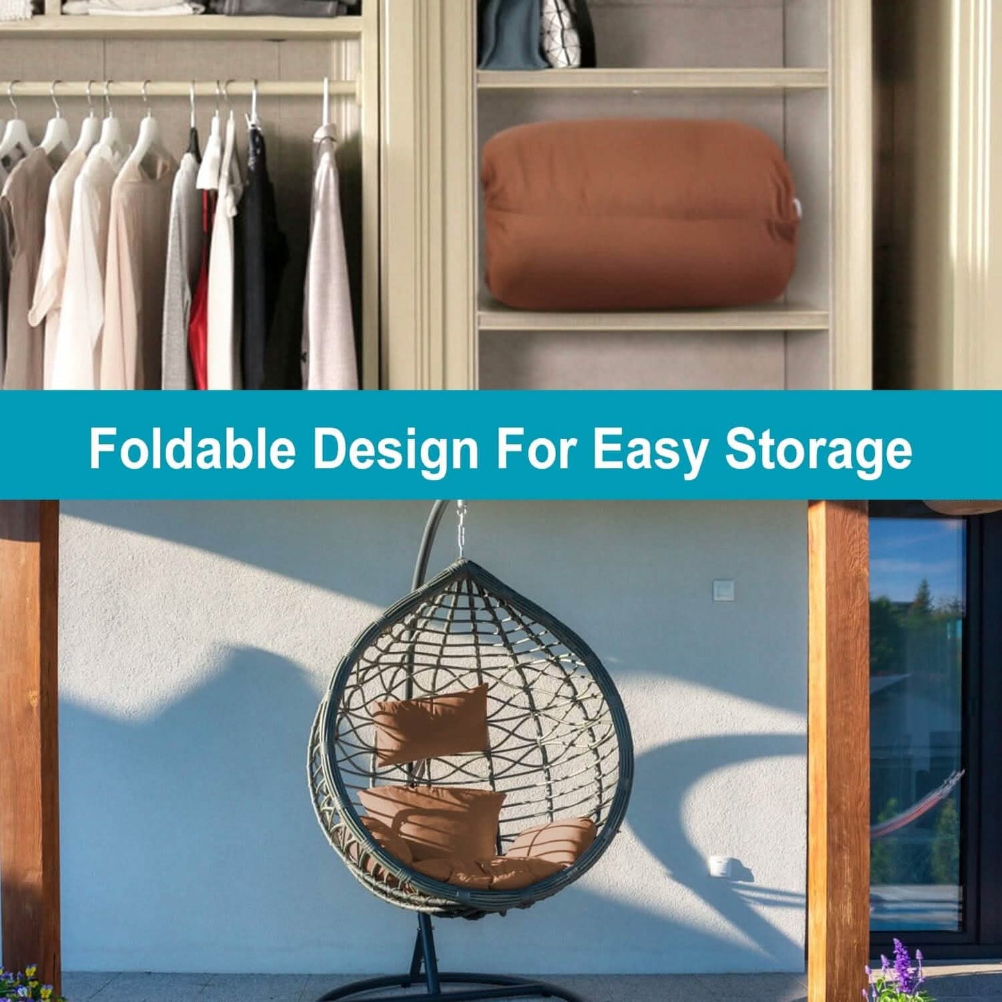 Ultimate Egg Chair Cushion with Headrest