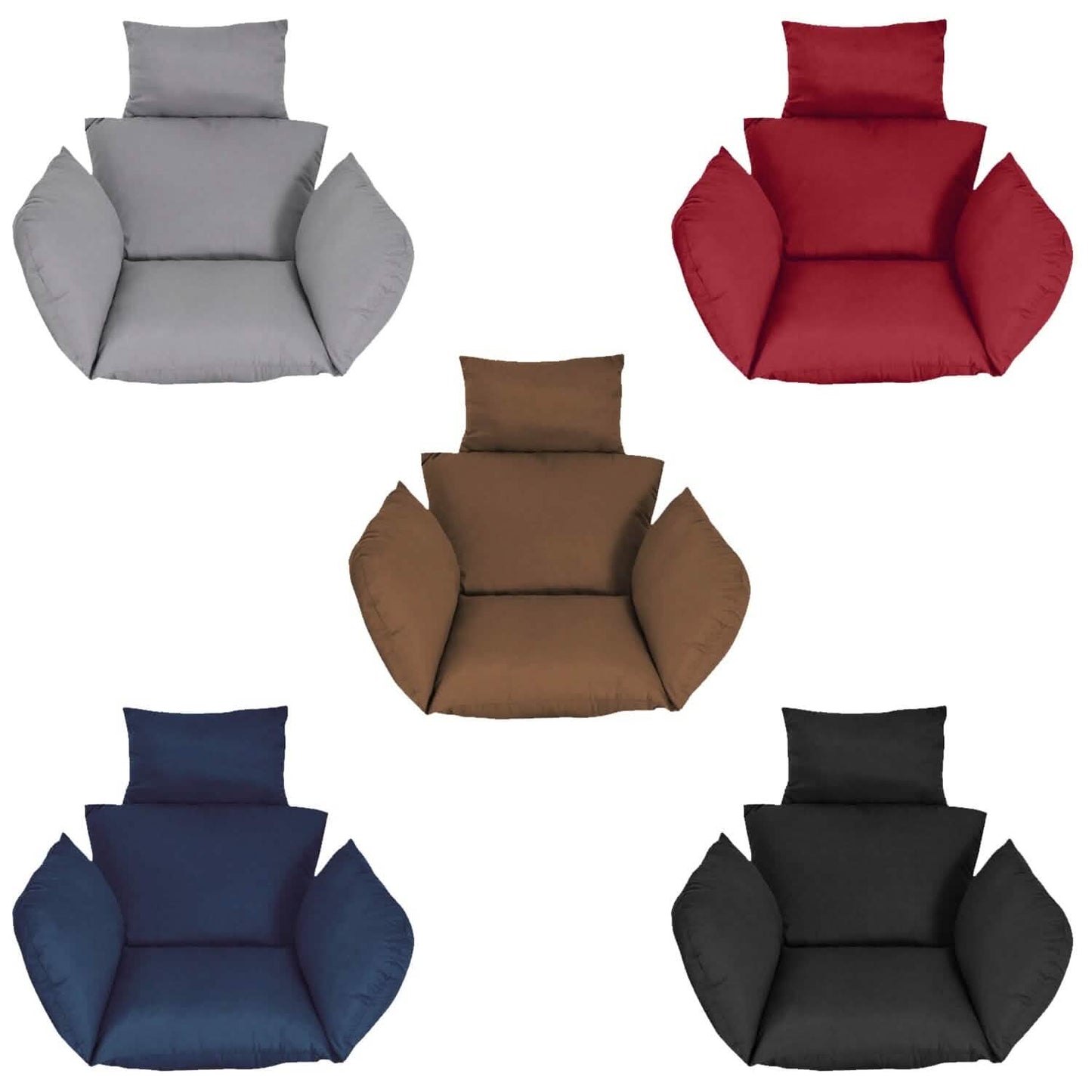 Ultimate Egg Chair Cushion with Headrest