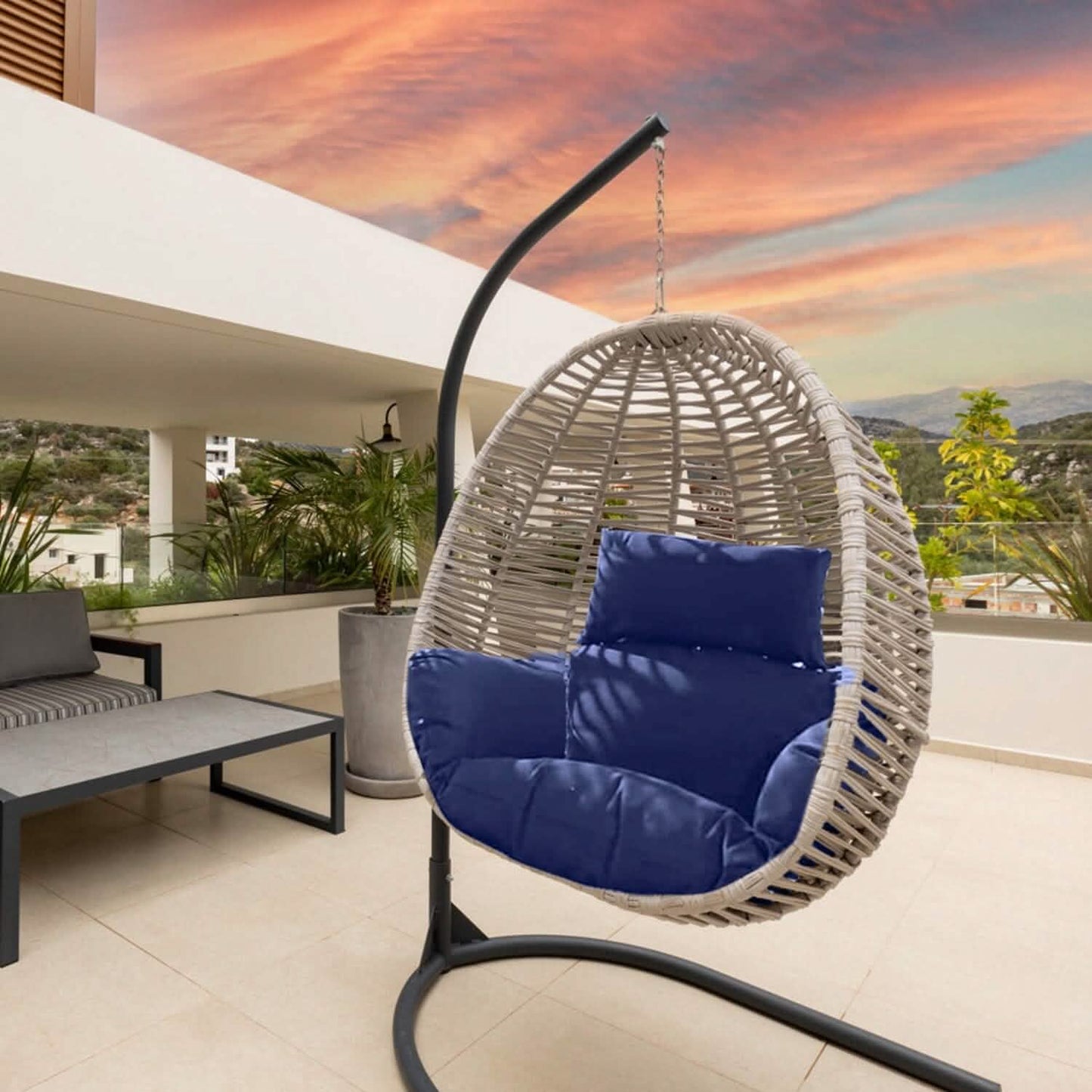Ultimate Egg Chair Cushion with Headrest