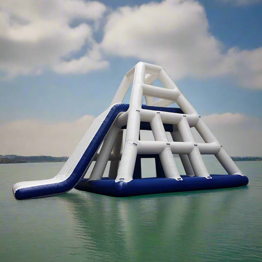 Giant Heavy-Duty Inflatable Iceberg With Water Slide And Air Pump [Made-To-Order] (SAK30548)