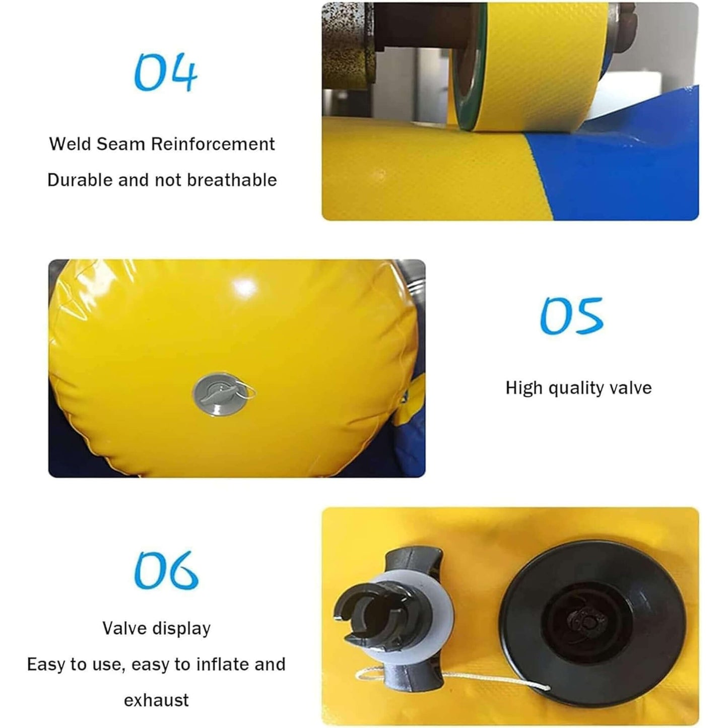 Giant Heavy-Duty Inflatable Iceberg With Water Slide And Air Pump [Made-To-Order] (SAK30548)