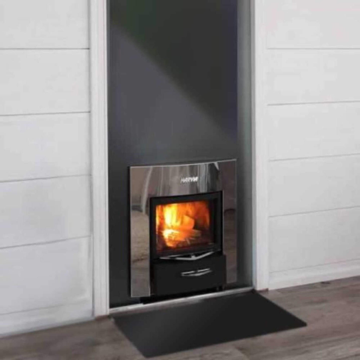 Harvia Duo Series Stainless Steel Wood Sauna Stove With Sauna Stones [WK200SLUX/WK360SLUX] (SAK68420)