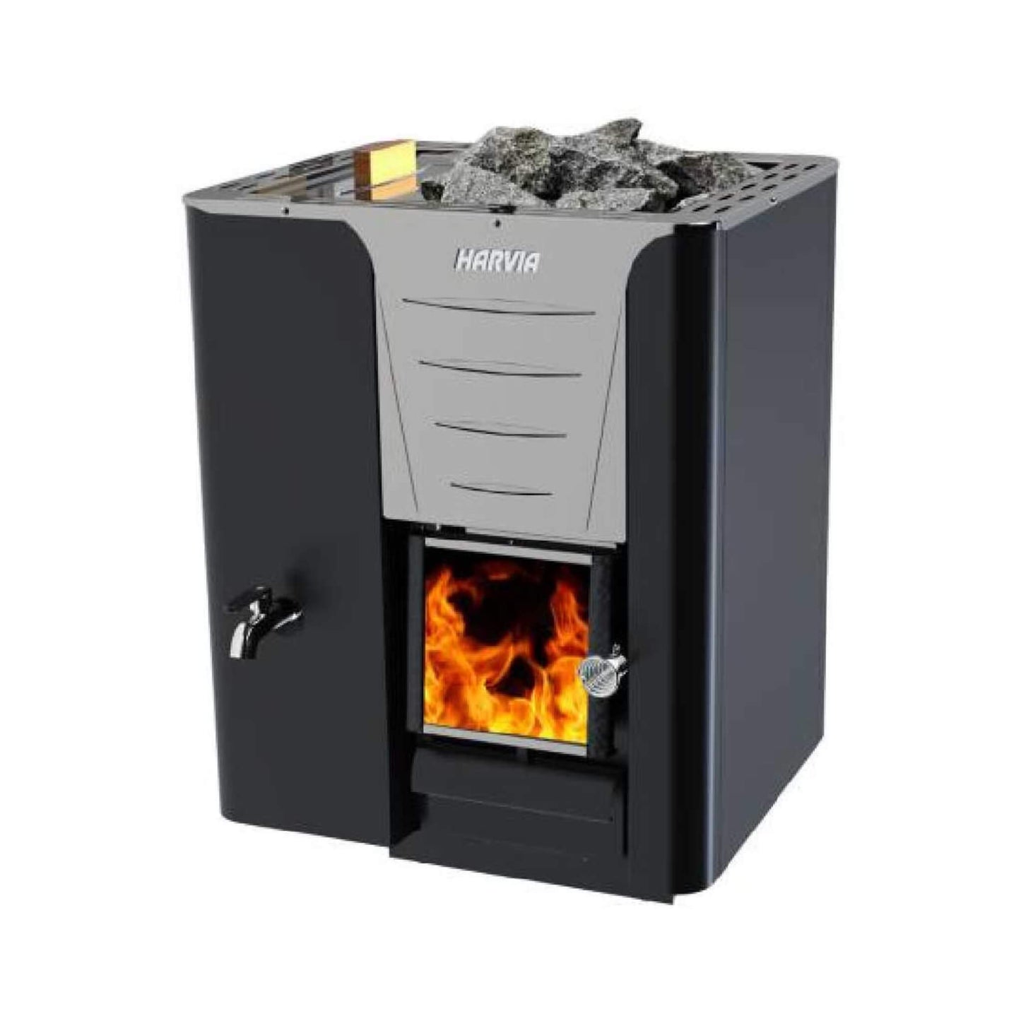 Harvia Pro 20 LS/RS 24.1KW Sauna Wood Stove with Water Tank