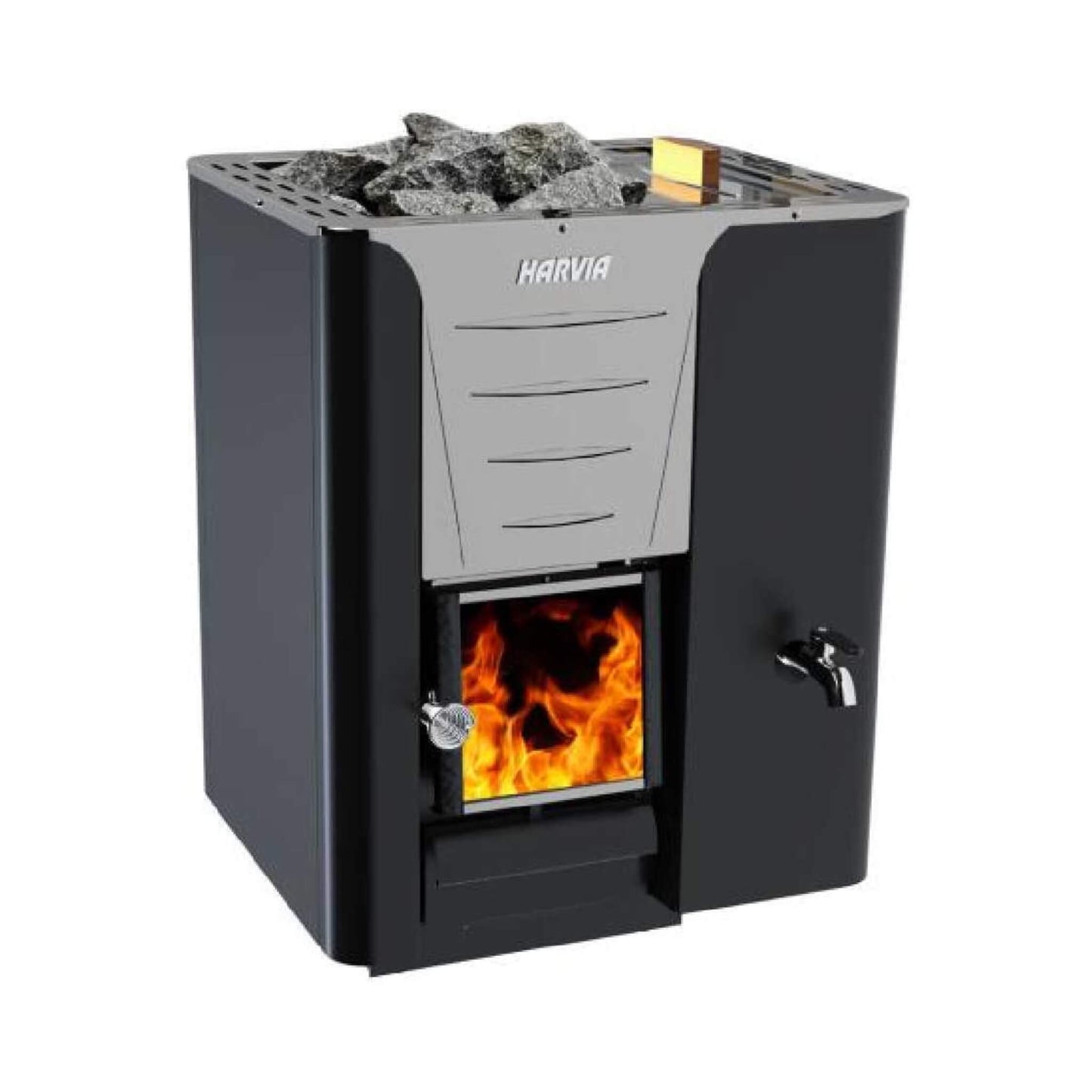 Harvia Pro 20 LS/RS 24.1KW Sauna Wood Stove with Water Tank