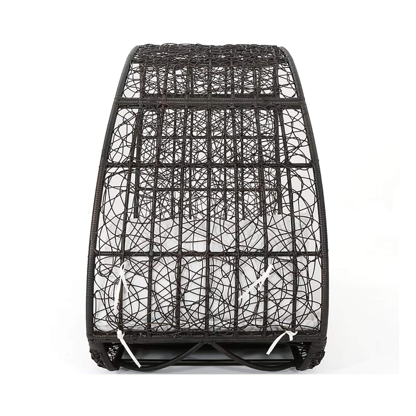 Alora Large 2-Person Abigal Outdoor Wicker Daybed With Aluminum Frame And Cushions (SAK23942)