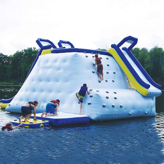 Large Inflatable Wall Climbing Bouncer With Slides And Air Pump For Pools, Lakes And Rivers [Made-To-Order] (SAK52376)