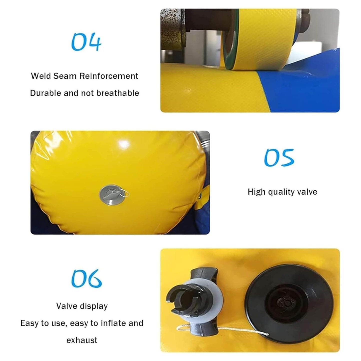 Large Inflatable Wall Climbing Bouncer With Slides And Air Pump For Pools, Lakes And Rivers [Made-To-Order] (SAK52376)