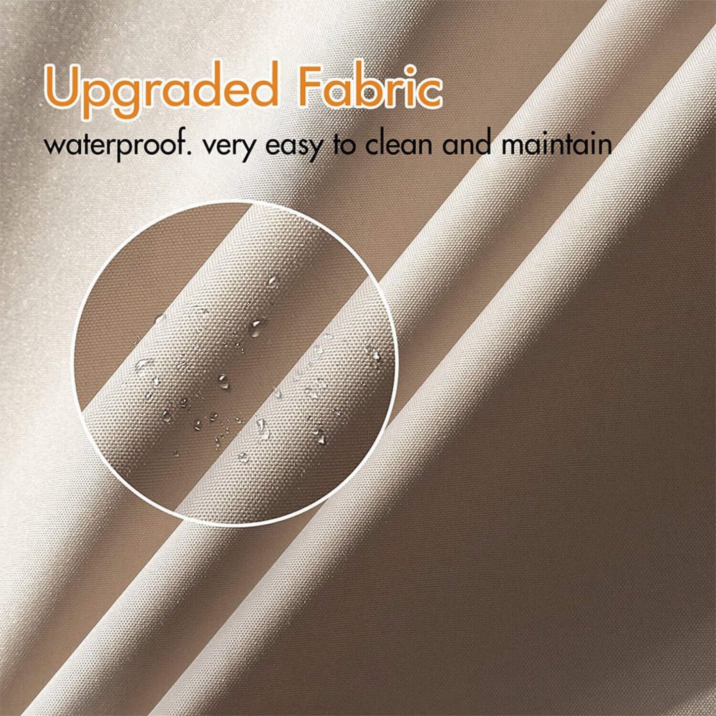 Alora Large Outdoor Patio Pergola With Canopy & Retractable Sun Shades, Beige (SAK51842)