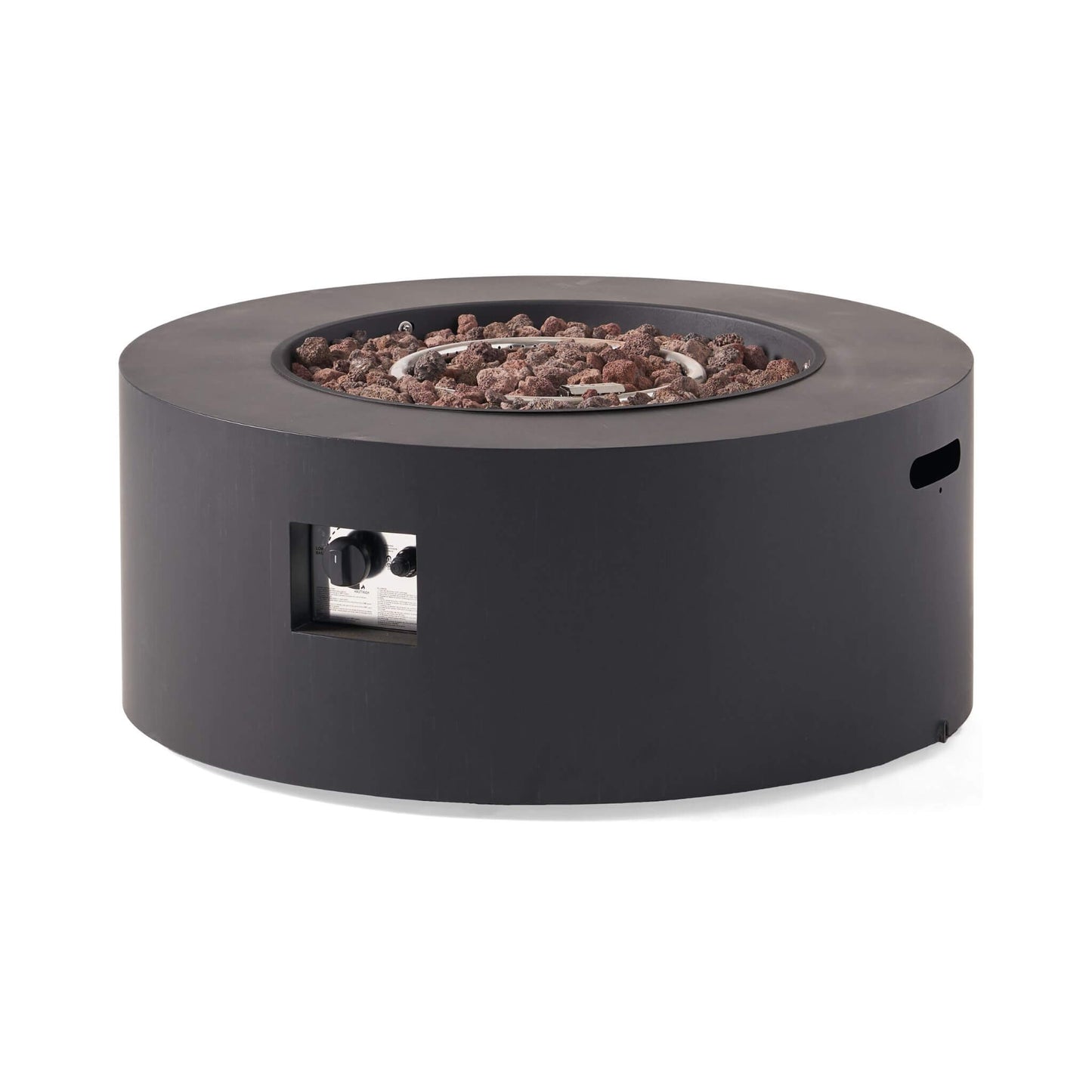 32-Inch Round Iron Propane Fire Pit - 40K BTU
