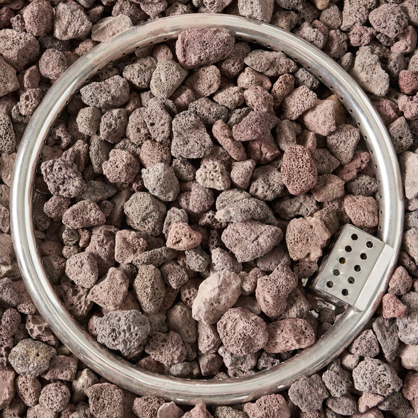 32-Inch Round Iron Propane Fire Pit - 40K BTU