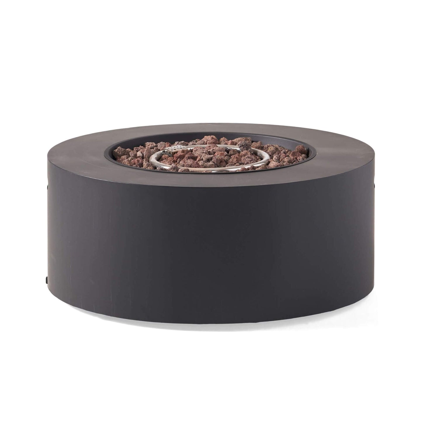 32-Inch Round Iron Propane Fire Pit - 40K BTU