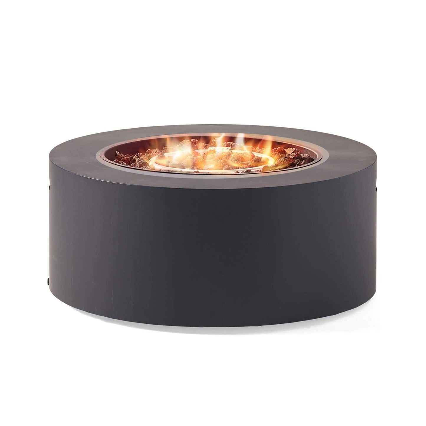 32-Inch Round Iron Propane Fire Pit - 40K BTU