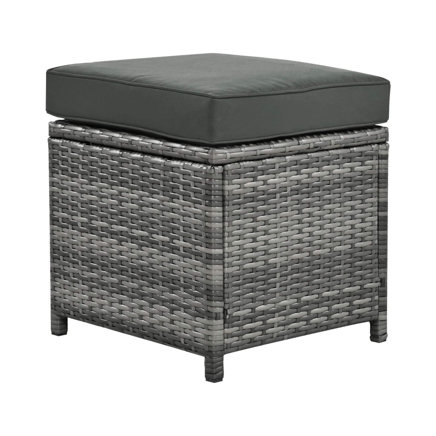 Alora Outdoor 6-Piece All-Weather PE Rattan Sofa Set With Adjustable Seat, Storage Box, Removable Covers, And Tempered Glass Table Top (SAK37221)