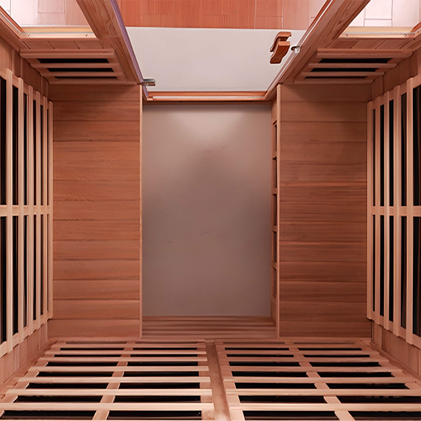 Premium Valois 4-Person Luxury Low EMF Outdoor FAR Infrared Sauna with Bluetooth Audio
