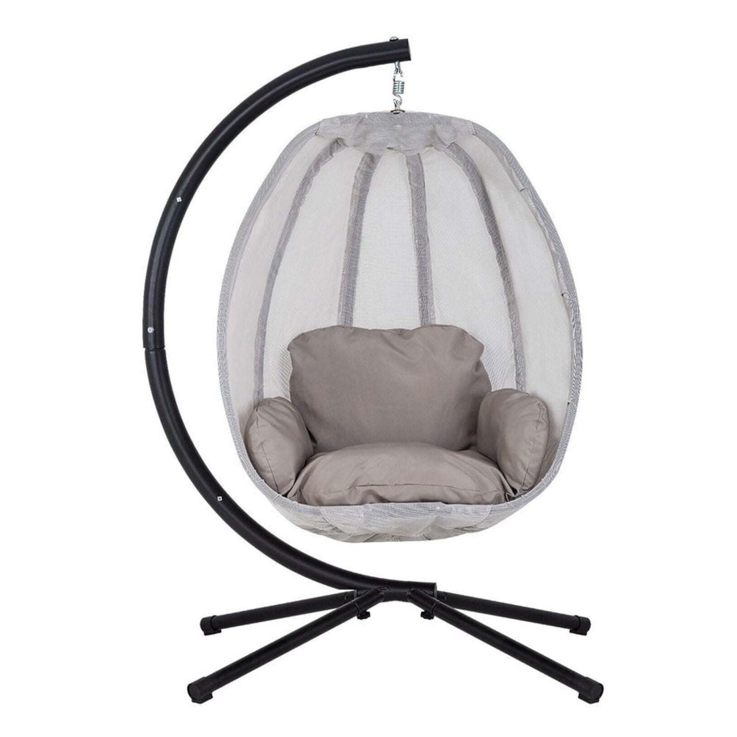 Alora Premium 70-Inch Outdoor Hammock Egg Swing Chair with Stand